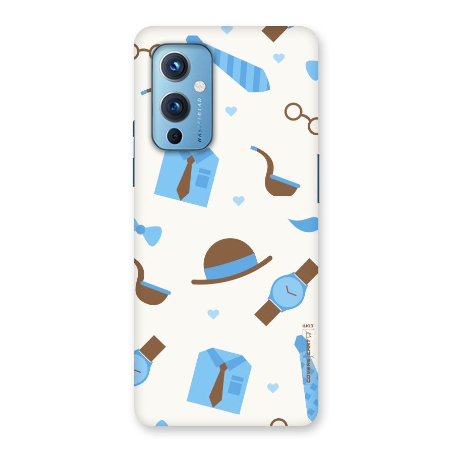 Pipe Hat Watch Pattern Back Case for OnePlus 9