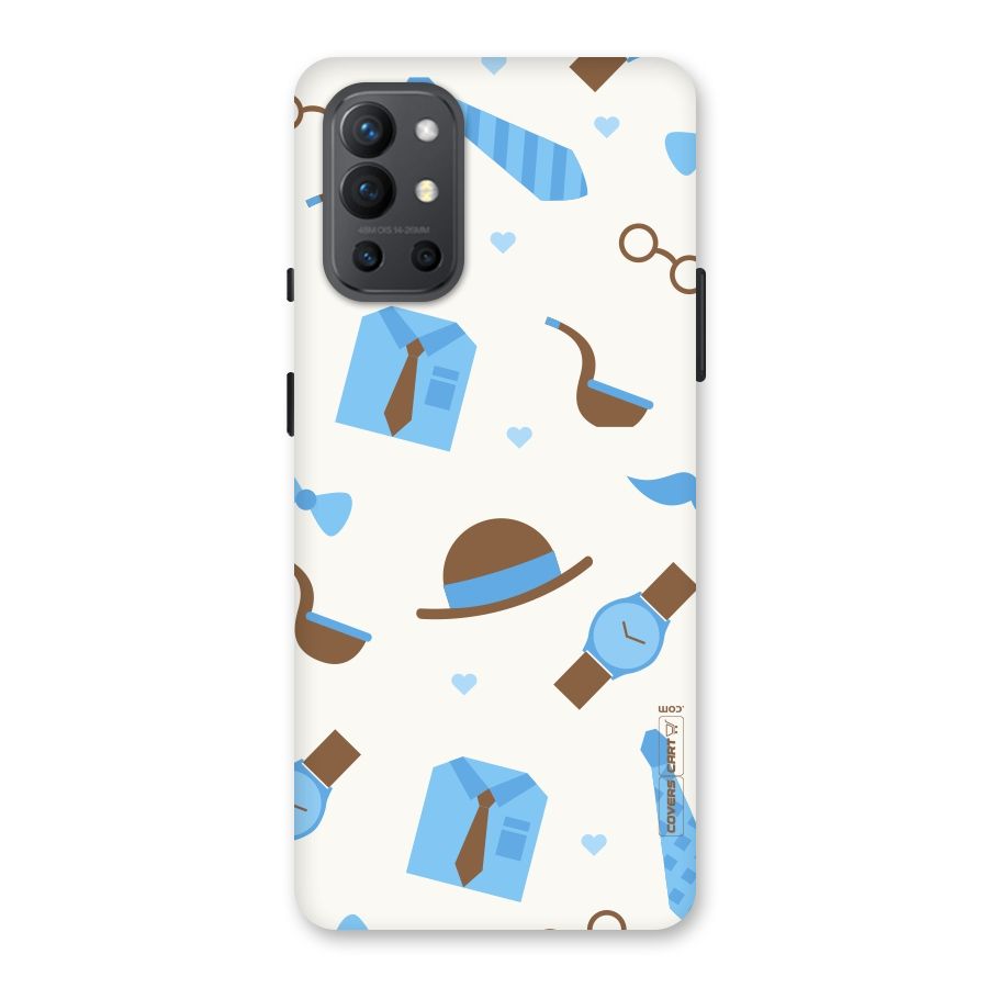 Pipe Hat Watch Pattern Back Case for OnePlus 9R