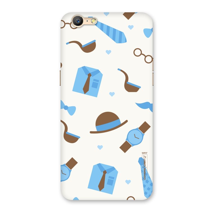 Pipe Hat Watch Pattern Back Case for Oppo A39
