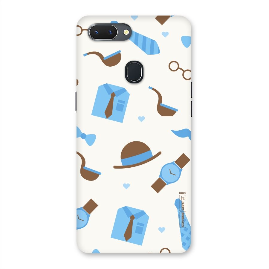 Pipe Hat Watch Pattern Back Case for Oppo Realme 2