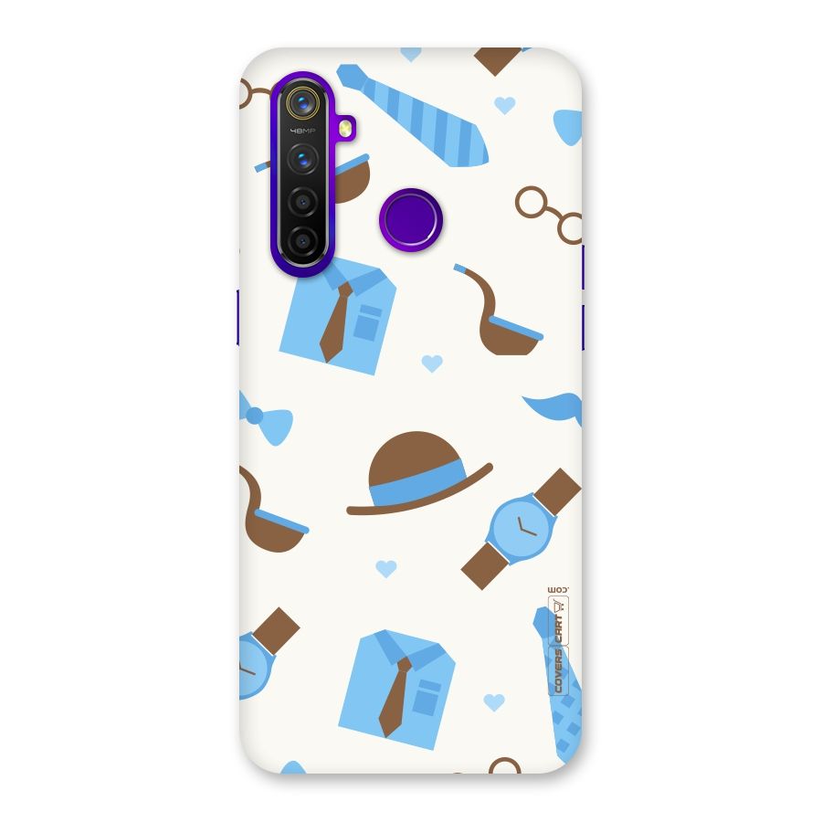 Pipe Hat Watch Pattern Back Case for Realme 5 Pro