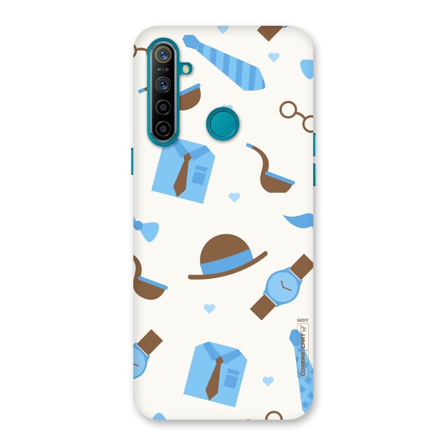 Pipe Hat Watch Pattern Back Case for Realme 5i