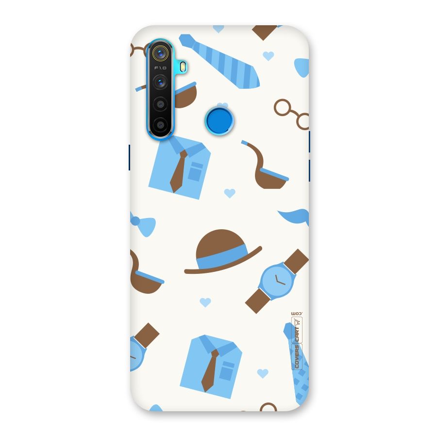 Pipe Hat Watch Pattern Back Case for Realme 5s