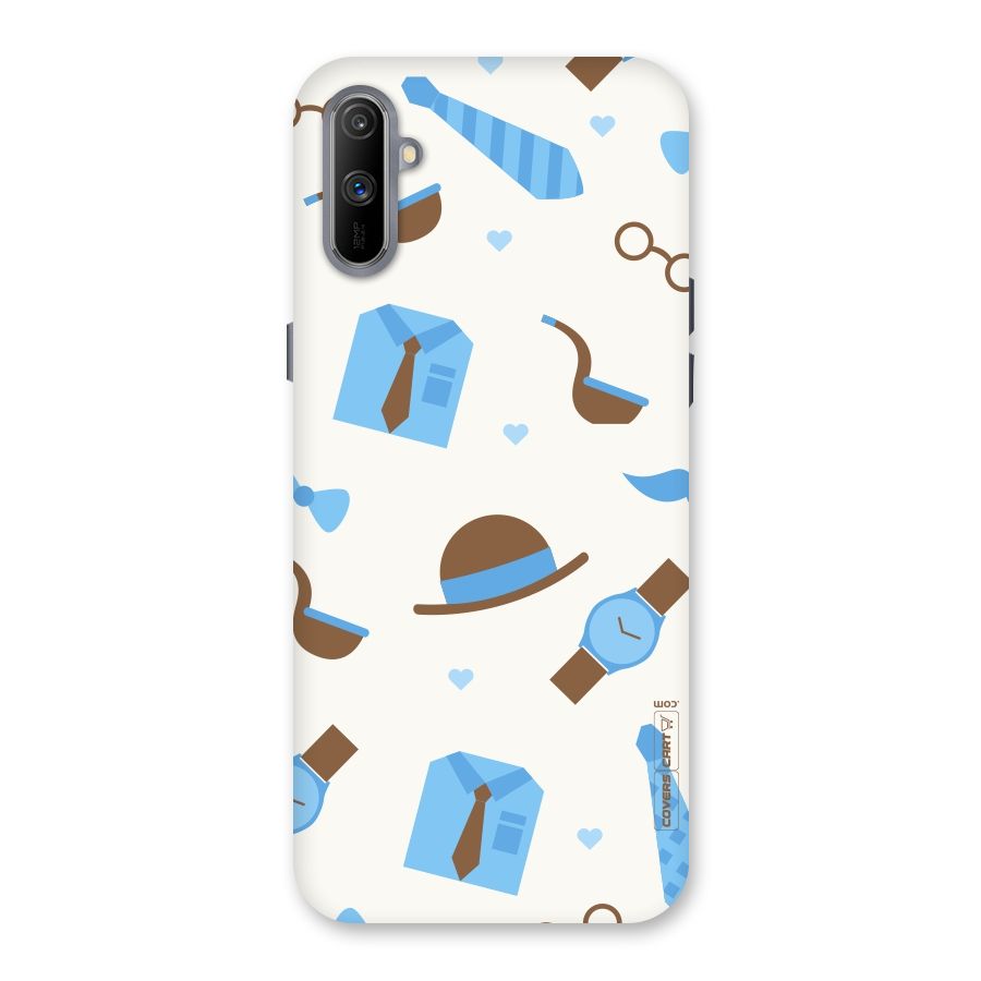 Pipe Hat Watch Pattern Back Case for Realme C3