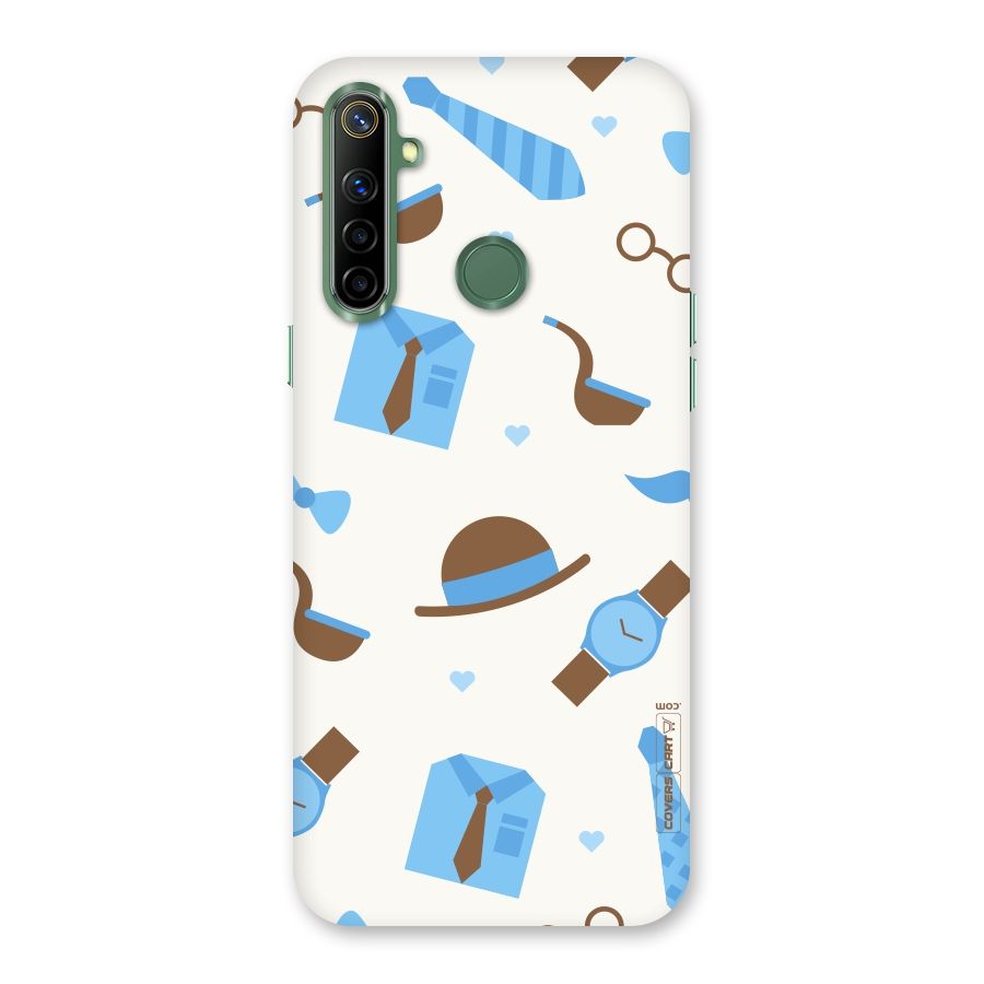 Pipe Hat Watch Pattern Back Case for Realme Narzo 10