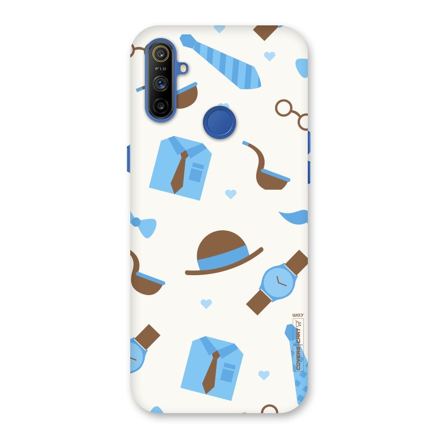 Pipe Hat Watch Pattern Back Case for Realme Narzo 10A