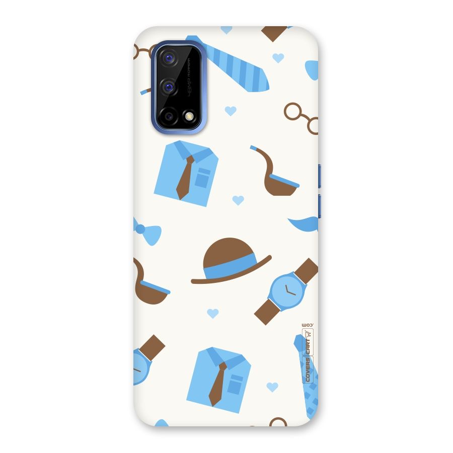 Pipe Hat Watch Pattern Back Case for Realme Narzo 30 Pro