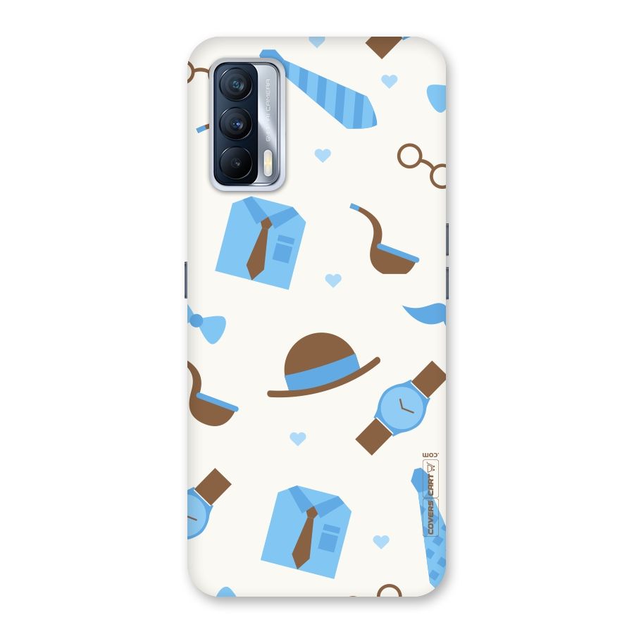 Pipe Hat Watch Pattern Back Case for Realme X7