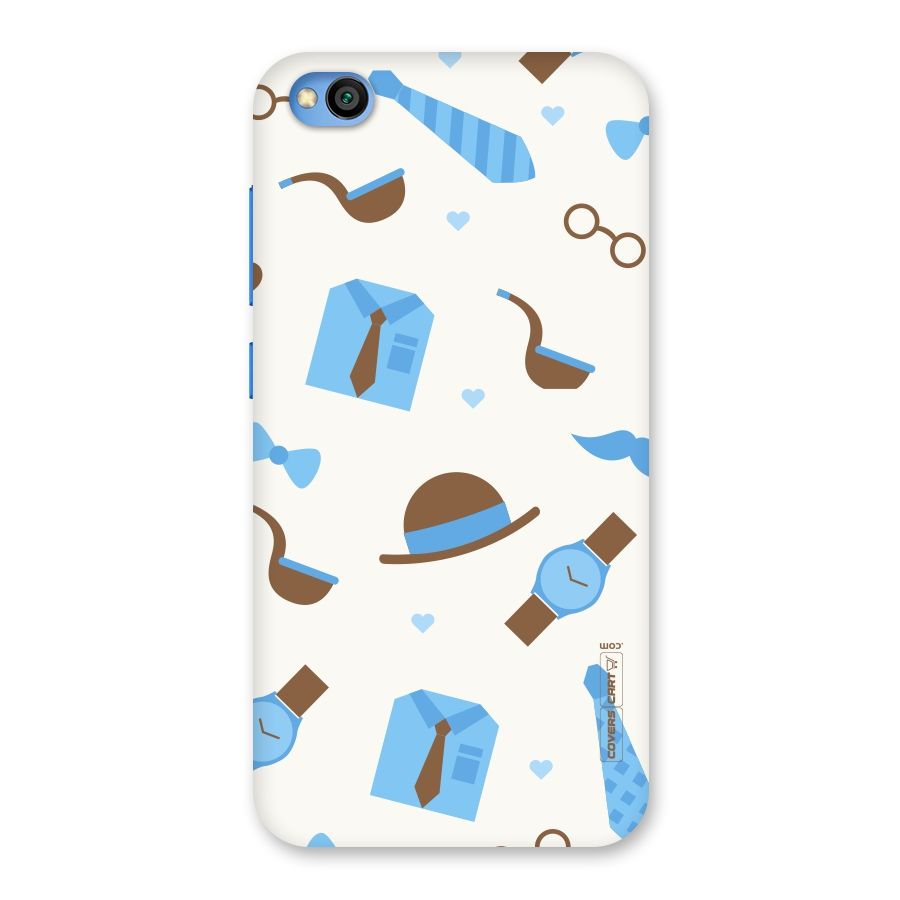 Pipe Hat Watch Pattern Back Case for Redmi Go