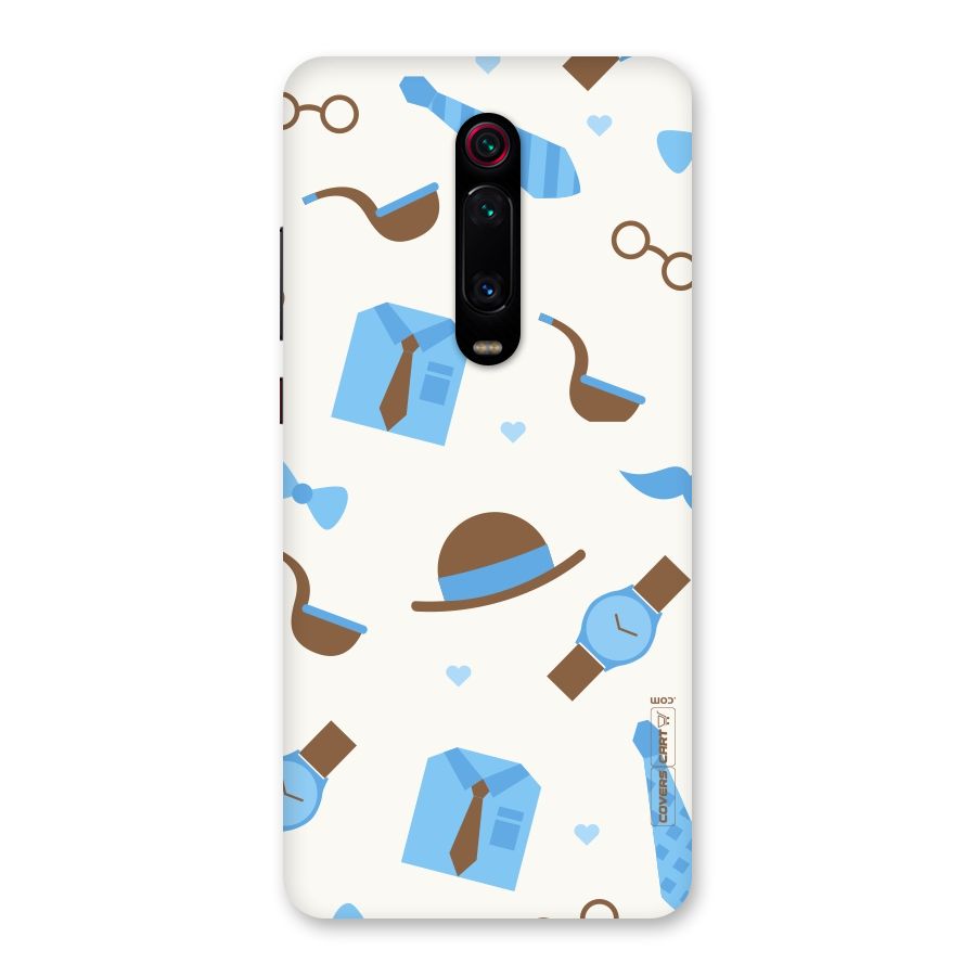 Pipe Hat Watch Pattern Back Case for Redmi K20