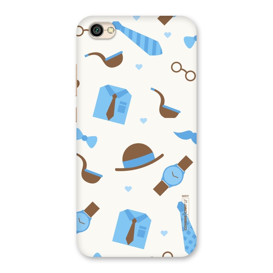 Pipe Hat Watch Pattern Back Case for Redmi Y1 Lite