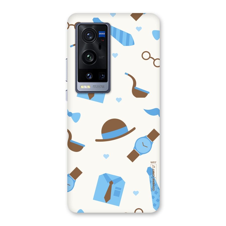 Pipe Hat Watch Pattern Back Case for Vivo X60 Pro Plus