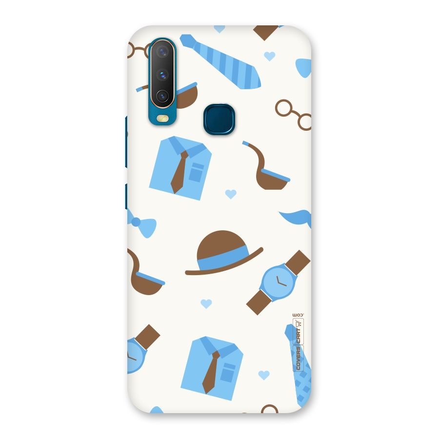 Pipe Hat Watch Pattern Back Case for Vivo Y11