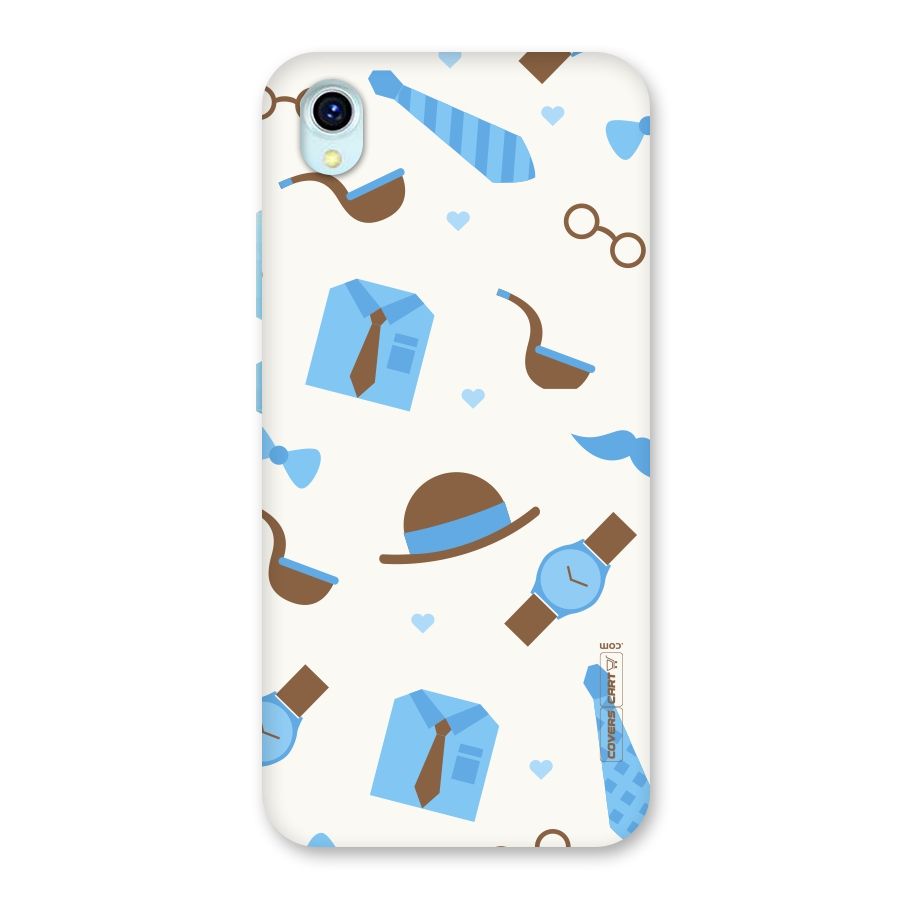 Pipe Hat Watch Pattern Back Case for Vivo Y1s