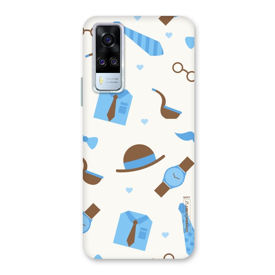 Pipe Hat Watch Pattern Back Case for Vivo Y31