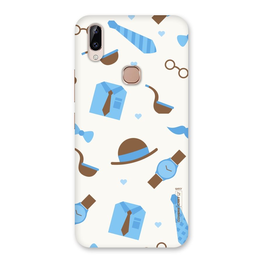 Pipe Hat Watch Pattern Back Case for Vivo Y83 Pro