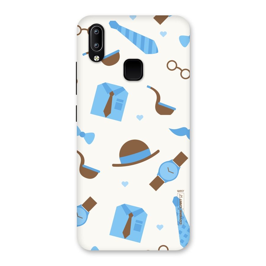 Pipe Hat Watch Pattern Back Case for Vivo Y93