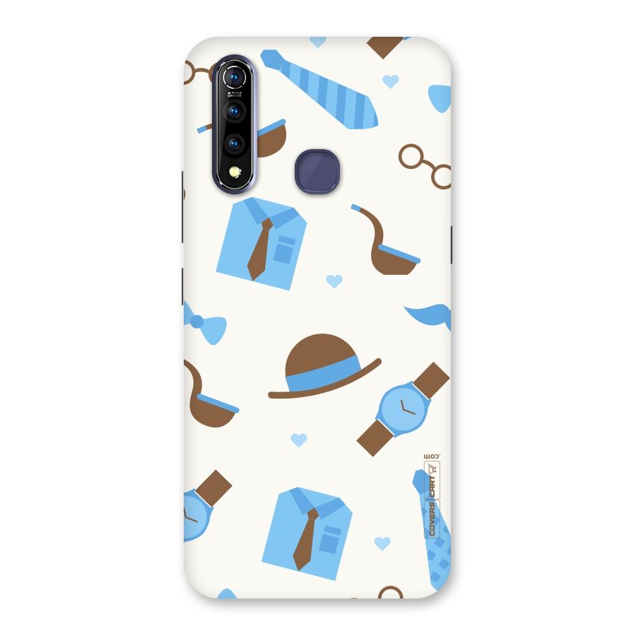 Pipe Hat Watch Pattern Back Case for Vivo Z1 Pro