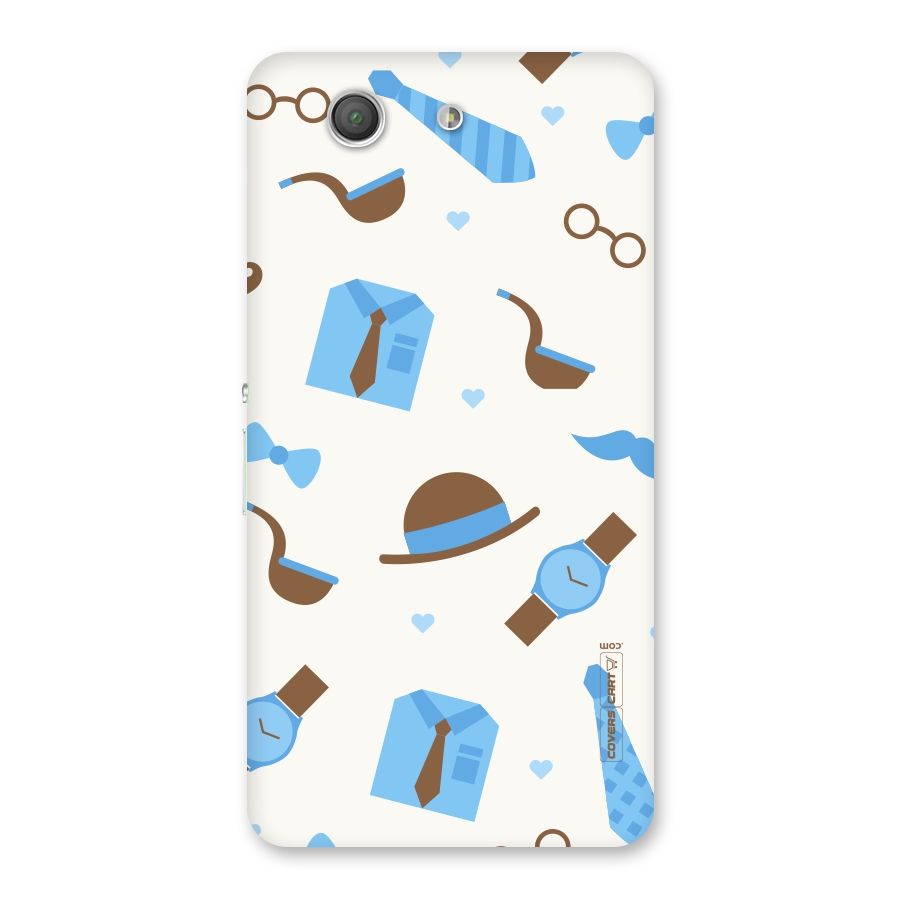 Pipe Hat Watch Pattern Back Case for Xperia Z3 Compact