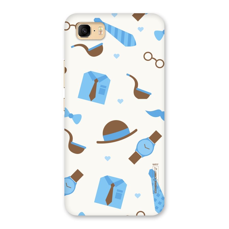 Pipe Hat Watch Pattern Back Case for Zenfone 3s Max