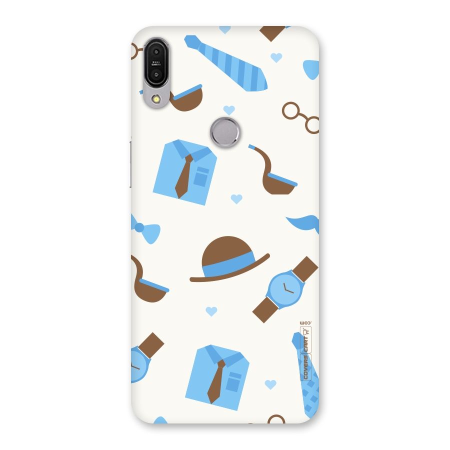 Pipe Hat Watch Pattern Back Case for Zenfone Max Pro M1