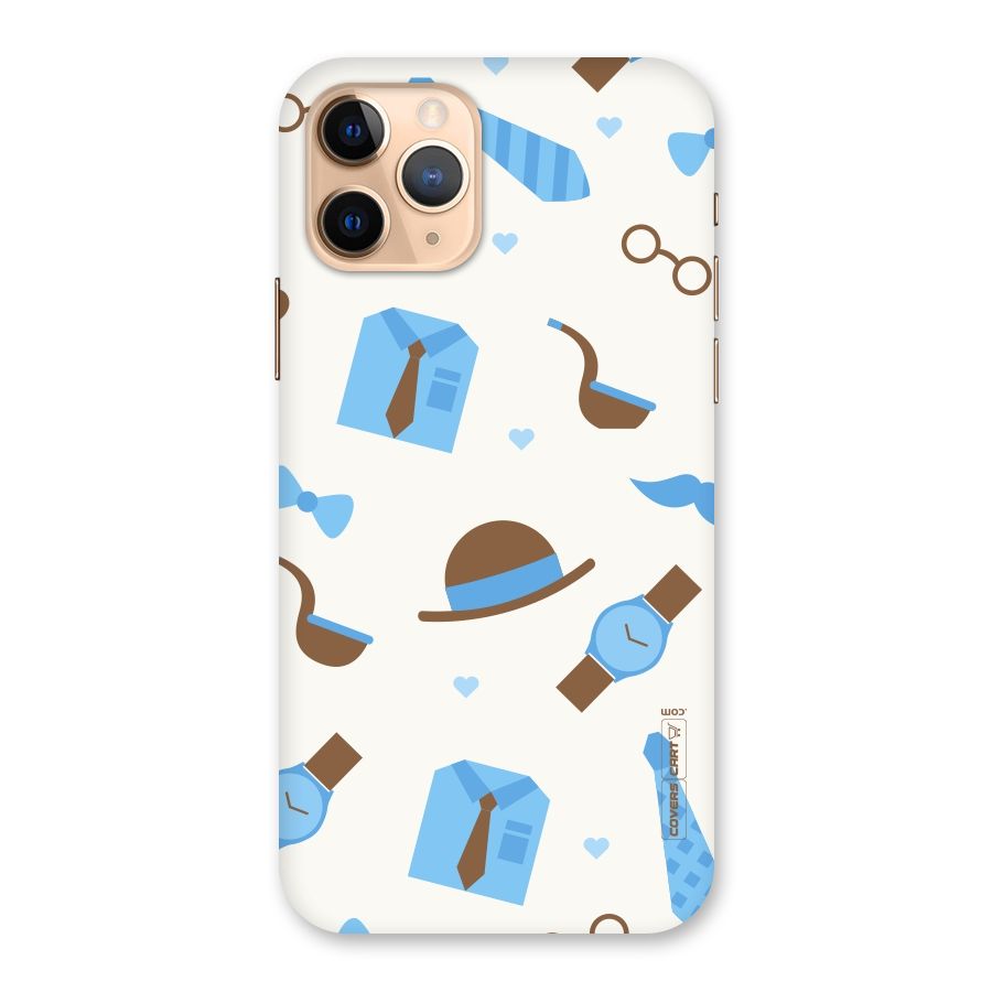 Pipe Hat Watch Pattern Back Case for iPhone 11 Pro