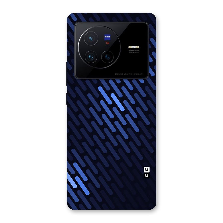 Pipe Shades Pattern Printed Back Case for Vivo X80