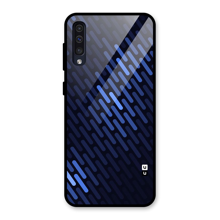 Pipe Shades Pattern Printed Glass Back Case for Galaxy A50s