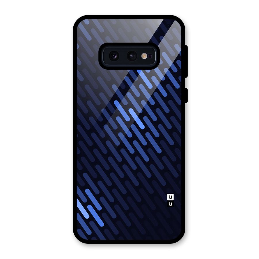 Pipe Shades Pattern Printed Glass Back Case for Galaxy S10e