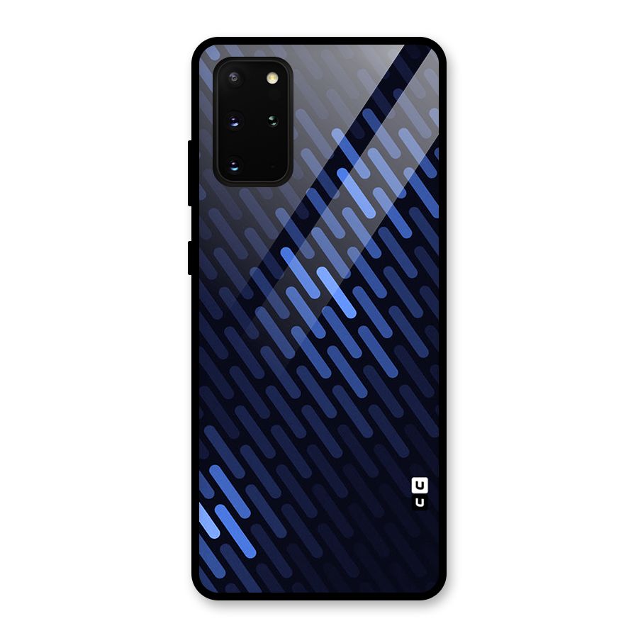 Pipe Shades Pattern Printed Glass Back Case for Galaxy S20 Plus