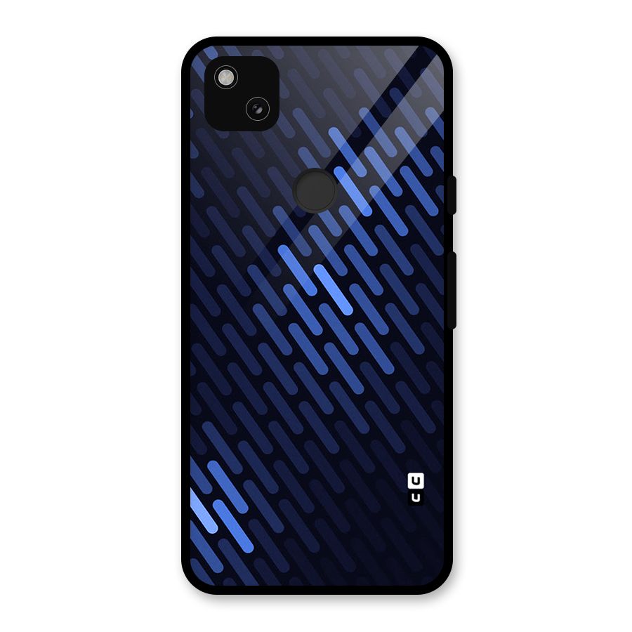 Pipe Shades Pattern Printed Glass Back Case for Google Pixel 4a