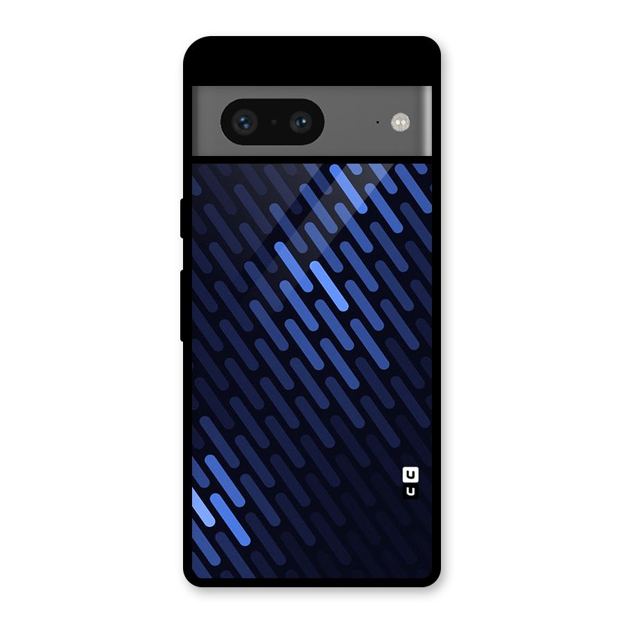 Pipe Shades Pattern Printed Glass Back Case for Google Pixel 7