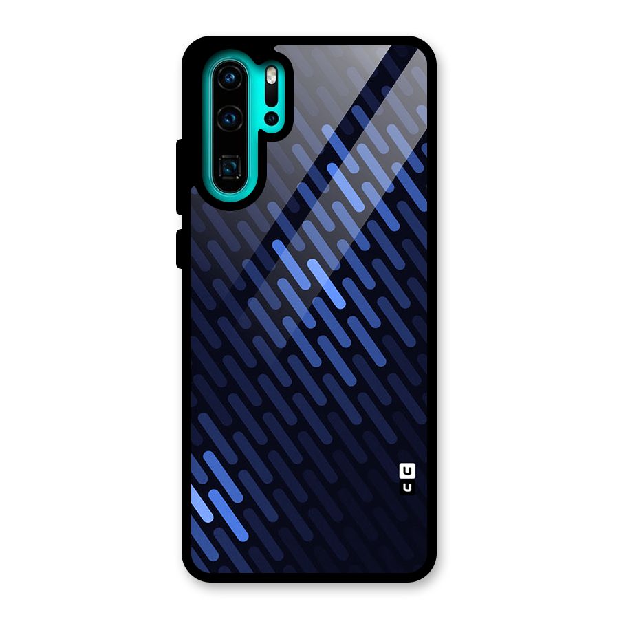 Pipe Shades Pattern Printed Glass Back Case for Huawei P30 Pro