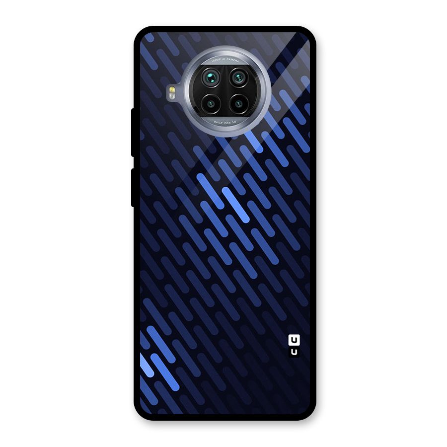 Pipe Shades Pattern Printed Glass Back Case for Mi 10i
