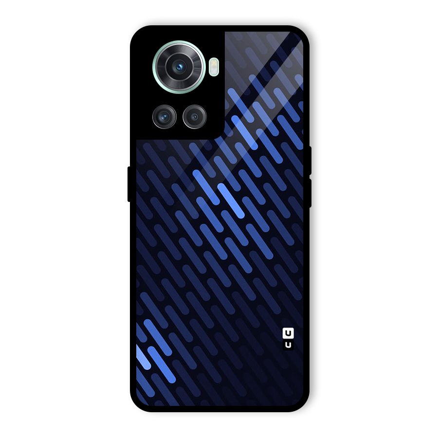 Pipe Shades Pattern Printed Glass Back Case for OnePlus 10R