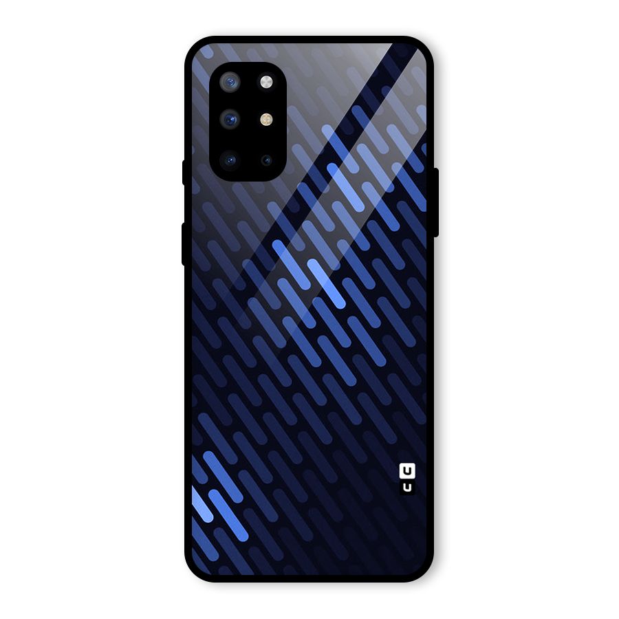 Pipe Shades Pattern Printed Glass Back Case for OnePlus 8T