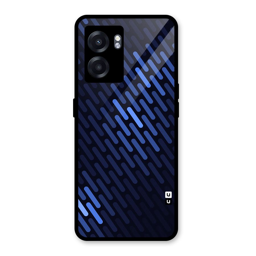 Pipe Shades Pattern Printed Glass Back Case for Oppo K10 (5G)