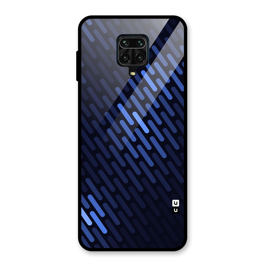 Pipe Shades Pattern Printed Glass Back Case for Poco M2 Pro