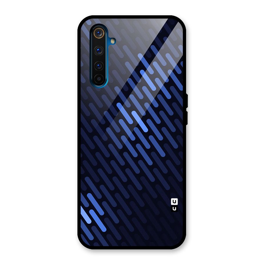 Pipe Shades Pattern Printed Glass Back Case for Realme 6 Pro