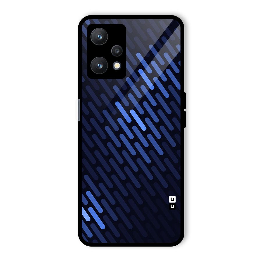 Pipe Shades Pattern Printed Glass Back Case for Realme 9 Pro 5G