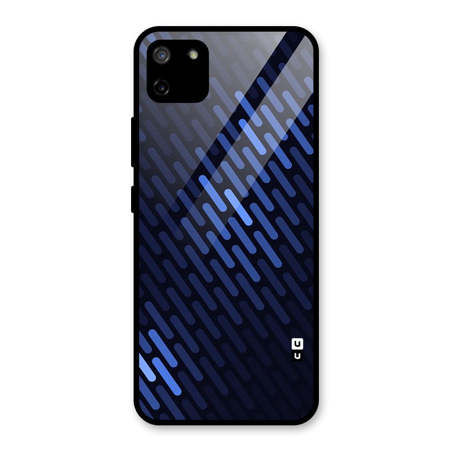 Pipe Shades Pattern Printed Glass Back Case for Realme C11