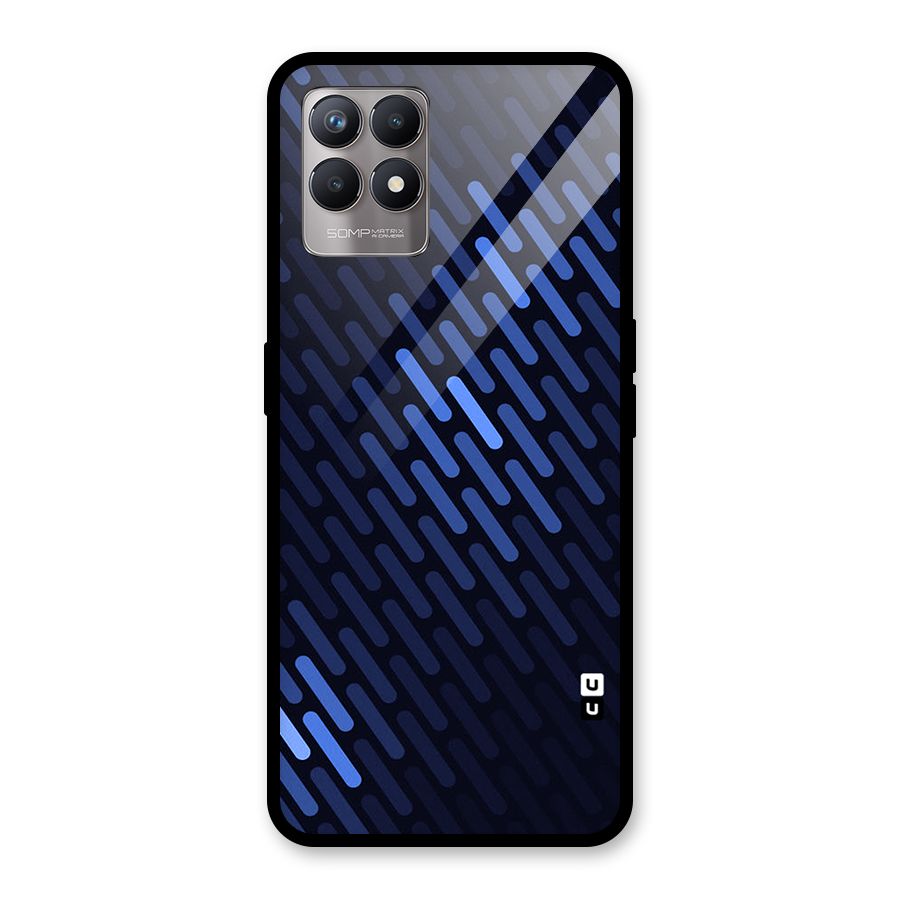 Pipe Shades Pattern Printed Glass Back Case for Realme Narzo 50