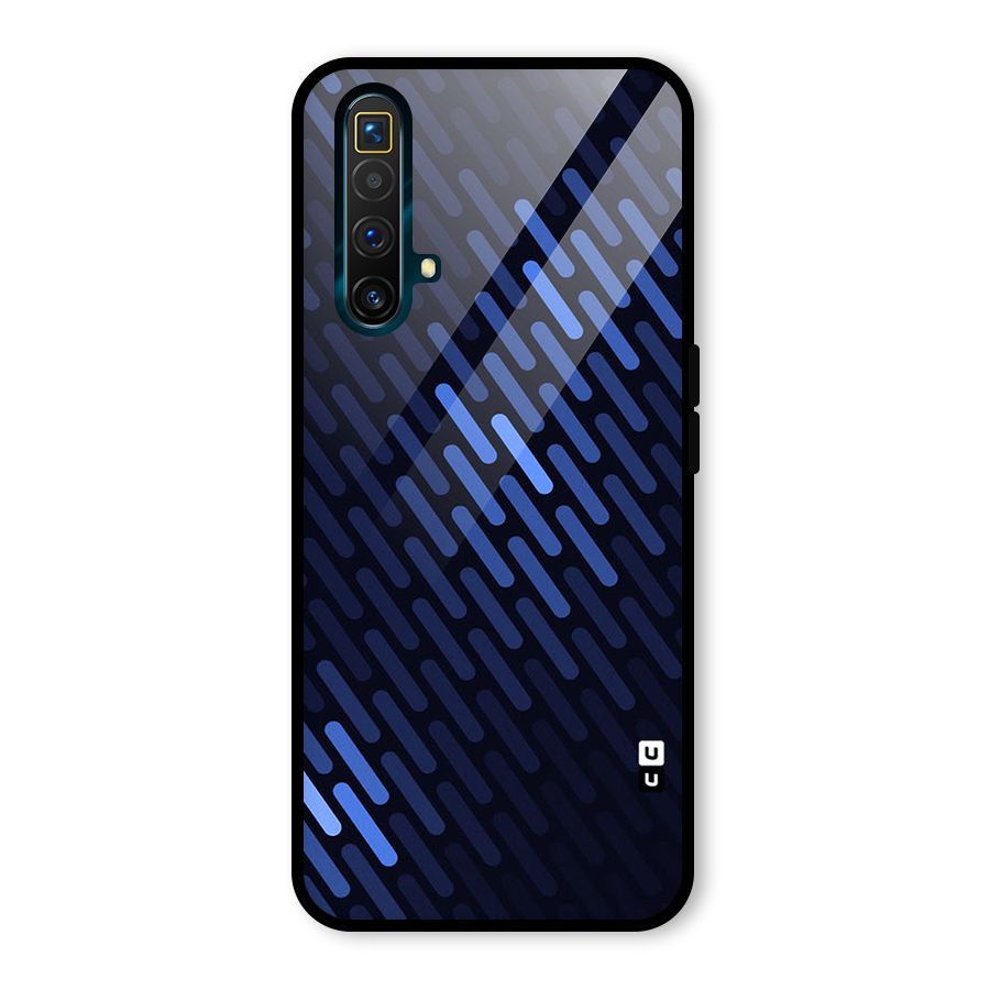 Pipe Shades Pattern Printed Glass Back Case for Realme X3 SuperZoom