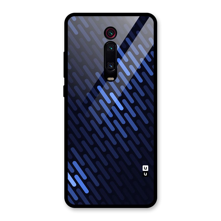 Pipe Shades Pattern Printed Glass Back Case for Redmi K20 Pro
