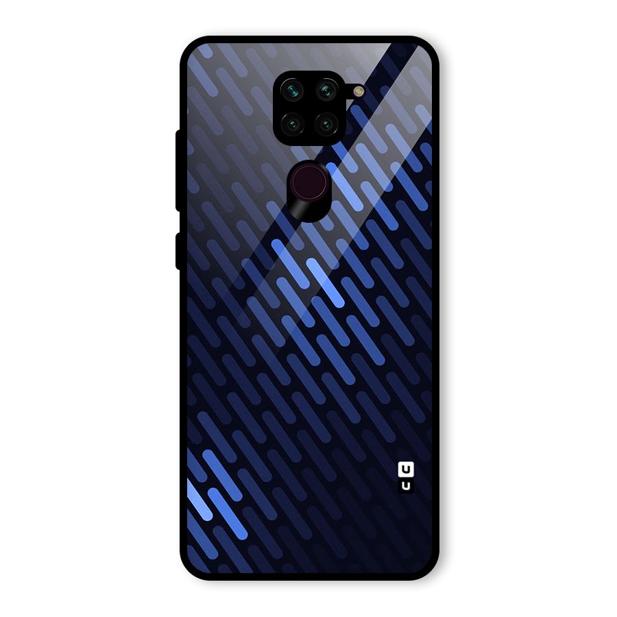 Pipe Shades Pattern Printed Glass Back Case for Redmi Note 9