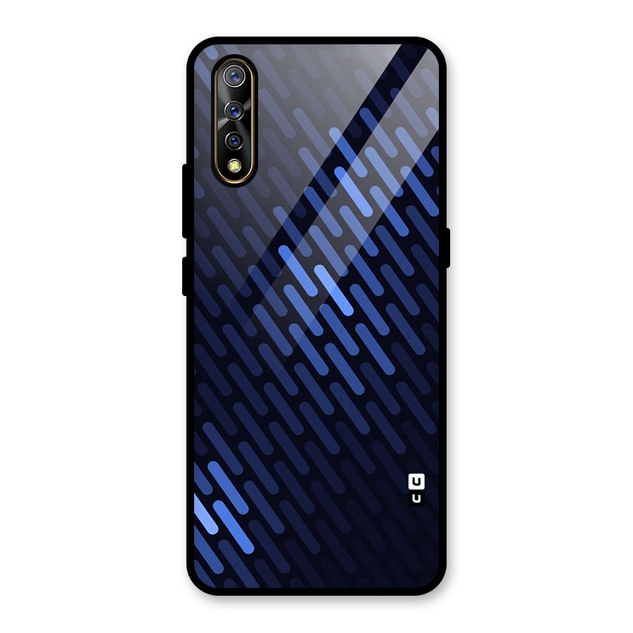Pipe Shades Pattern Printed Glass Back Case for Vivo S1