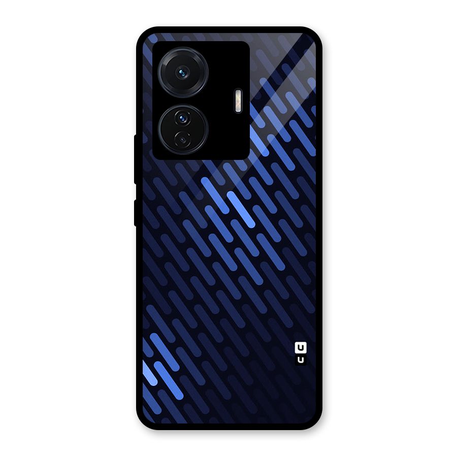 Pipe Shades Pattern Printed Glass Back Case for Vivo T1 Pro