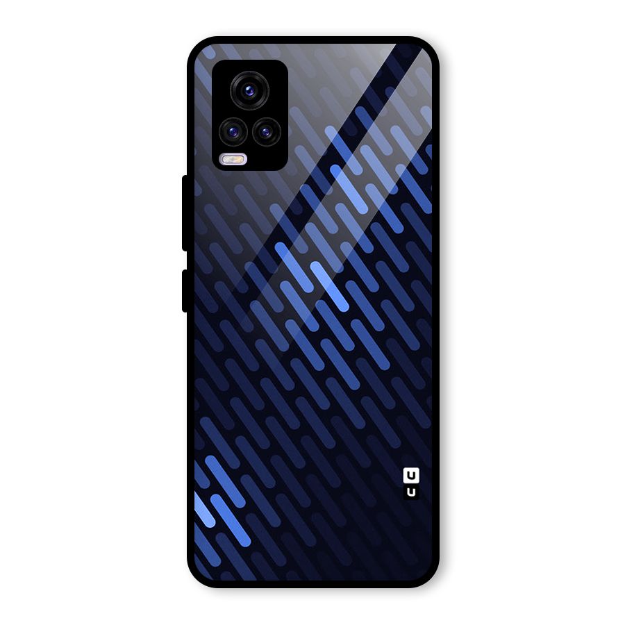Pipe Shades Pattern Printed Glass Back Case for Vivo V20