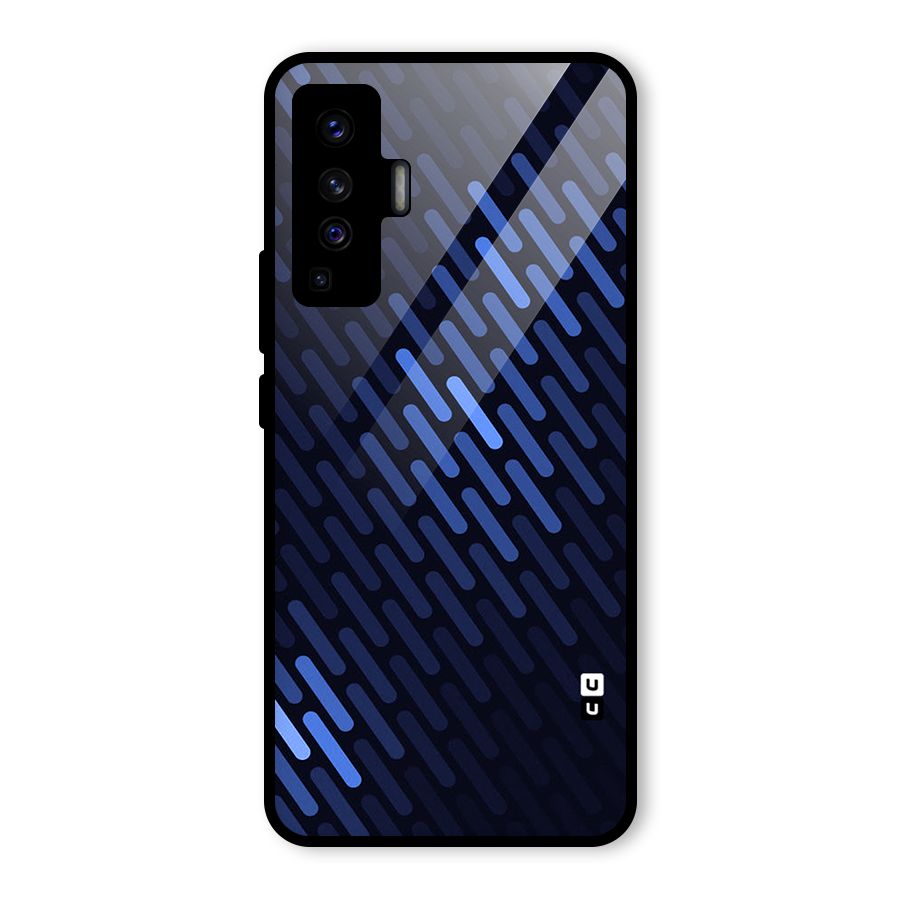 Pipe Shades Pattern Printed Glass Back Case for Vivo X50