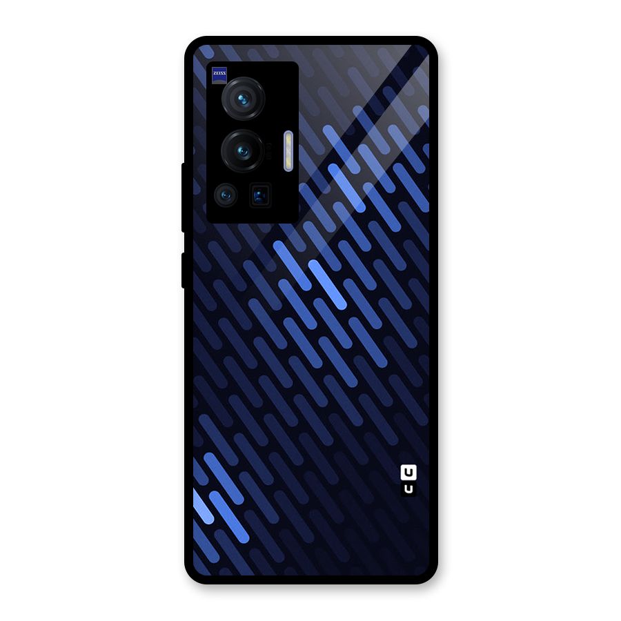 Pipe Shades Pattern Printed Glass Back Case for Vivo X70 Pro